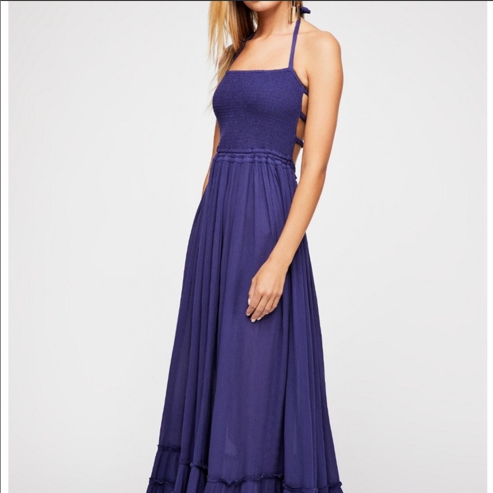 ISO Free People Extratropical Maxi Dress in Dusk